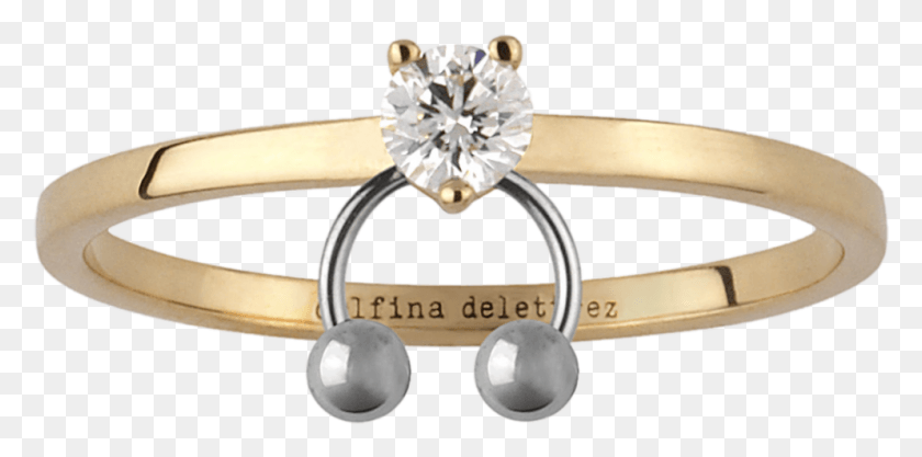 994x456 Large Two In One Ring Delfina Delettrez Ring, Accessories, Accessory, Jewelry HD PNG Download