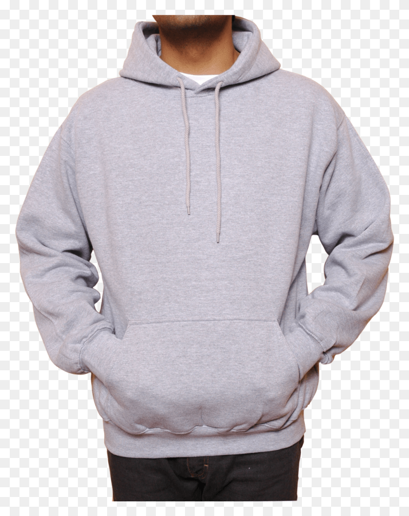1000x1281 Larger More Photos Plain Grey Hoodie Mens, Clothing, Apparel, Sweatshirt HD PNG Download