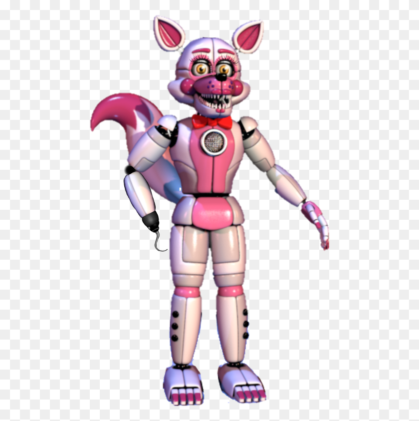 480x783 Largest Collection Of Free To Edit Fnaf Mlg Sister Fnaf 5 Funtime Foxy, Robot, Toy HD PNG Download