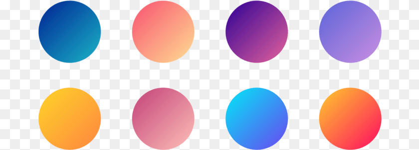 691x302 Laroche Gradients Example Circle, Pattern, Paint Container, Palette Sticker PNG