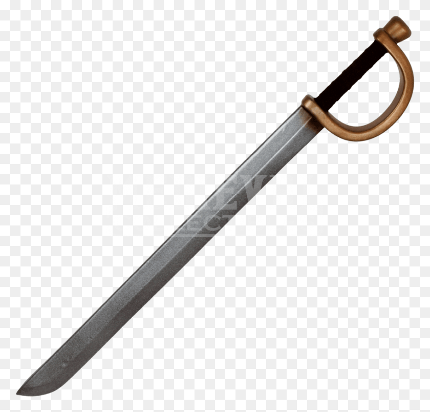 849x810 Larp Pirate Sword, Blade, Weapon, Weaponry HD PNG Download