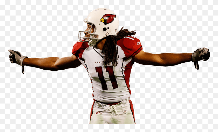 1464x846 Larry Fitzgerald No Background Larry Fitzgerald White Background, Clothing, Apparel, Helmet HD PNG Download