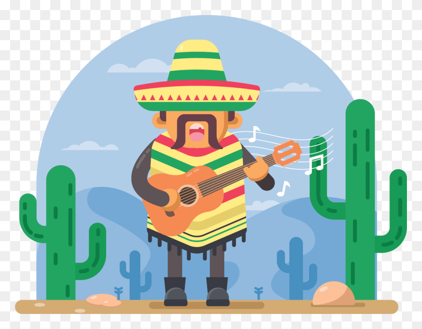 1048x800 Las Chicas Cactus Mexico, Ropa, Vestimenta, Guitarra Hd Png