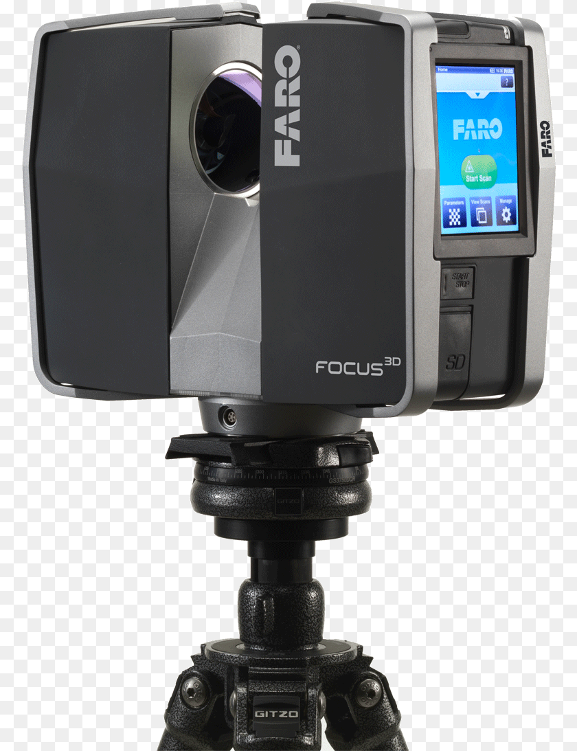 778x1093 Laser Scanner Faro Focus, Camera, Electronics, Video Camera, Tripod Sticker PNG
