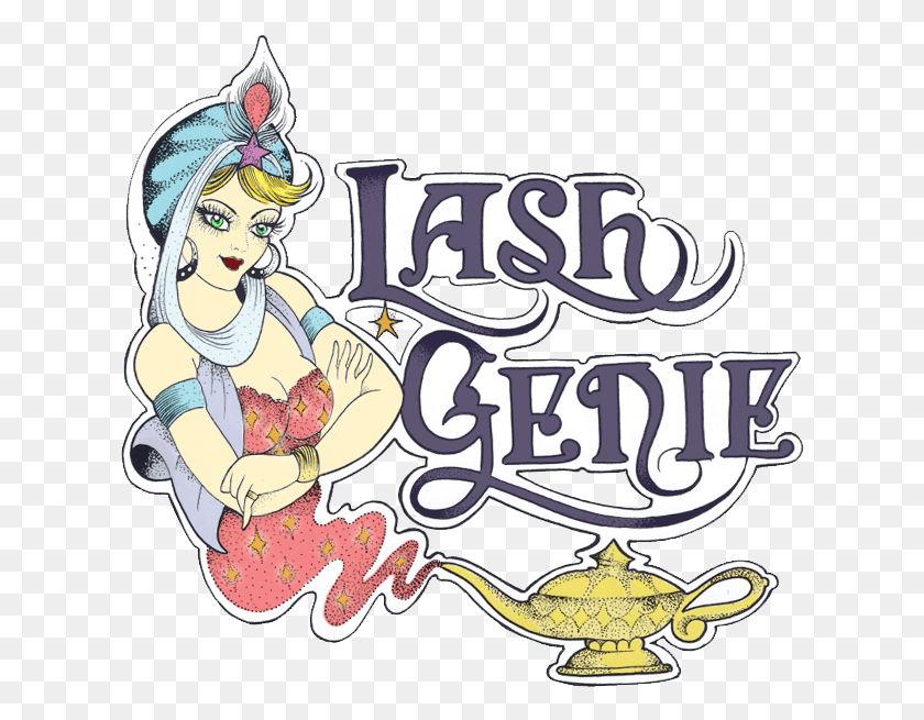 622x595 Lash Genie Cartoon, Label, Text, Person HD PNG Download