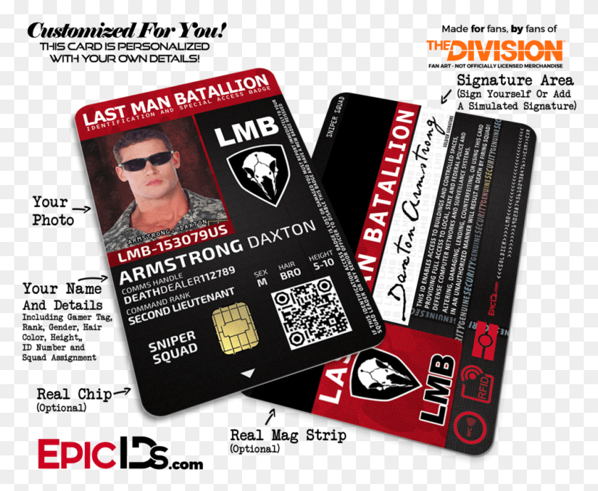 991x801 Last Man Batallion 39the Division39 Soldier Id Badge Tom Clancy39s The Division, Sunglasses, Accessories, Accessory HD PNG Download