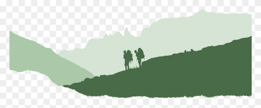 2001x746 Last Minute Backpacking Or Organized Trip Silhouette, Nature, Outdoors, Person Descargar Hd Png