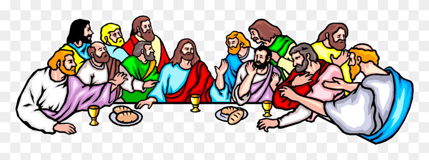 1713x558 Last Supper Clipart, Person, Human, People HD PNG Download