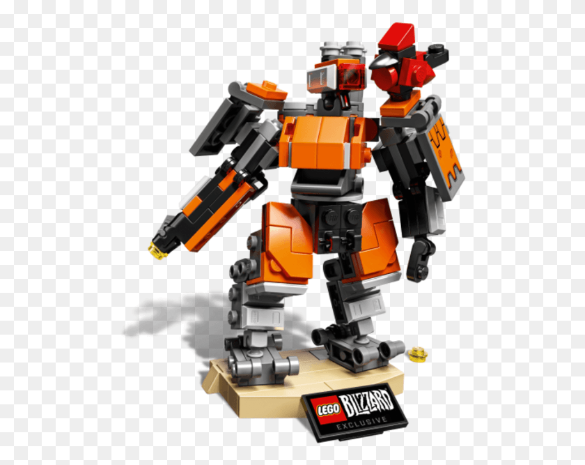 498x607 Последняя Неделя В Технологиях Lego Overwatch Bastion, Игрушка, Робот Hd Png Скачать