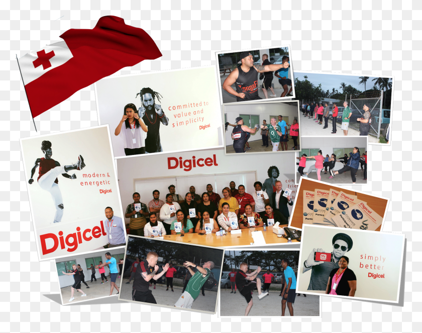 1612x1245 Last Week Was A Truly Awesome One Thanks To Our Digicel Collage, Person, Human, Poster HD PNG Download