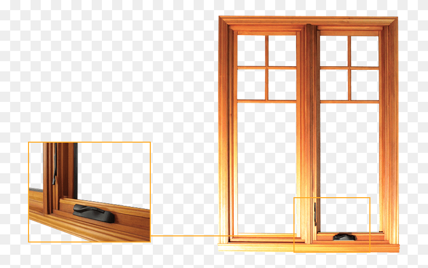 730x466 Lastly They Offer The Possibility Of A Triple Glaze Window, Picture Window, Wood, Hardwood HD PNG Download