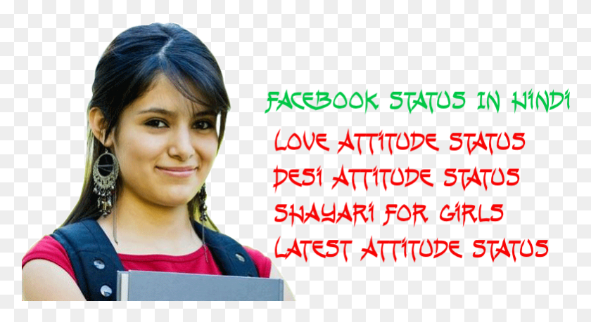 781x400 Latest Royal Attitude Status In Hindi For Facebook Indian Students Study In Usa, Face, Person, Human HD PNG Download