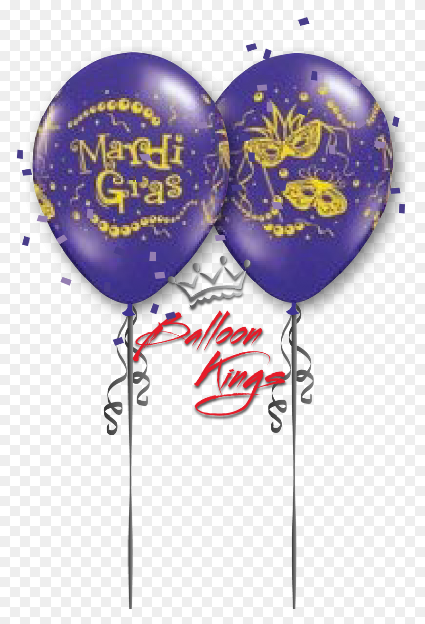 823x1238 Latex Mardi Gras Mask Merry Christmas Balloon, Ball HD PNG Download