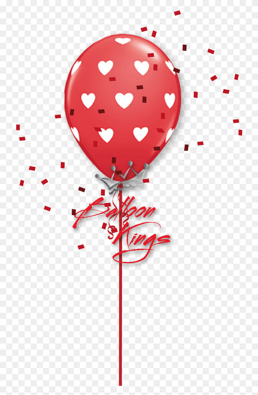 742x1228 Latex White Hearts Polka Dots Balloon Clipart, Ball, Clock Tower, Tower HD PNG Download