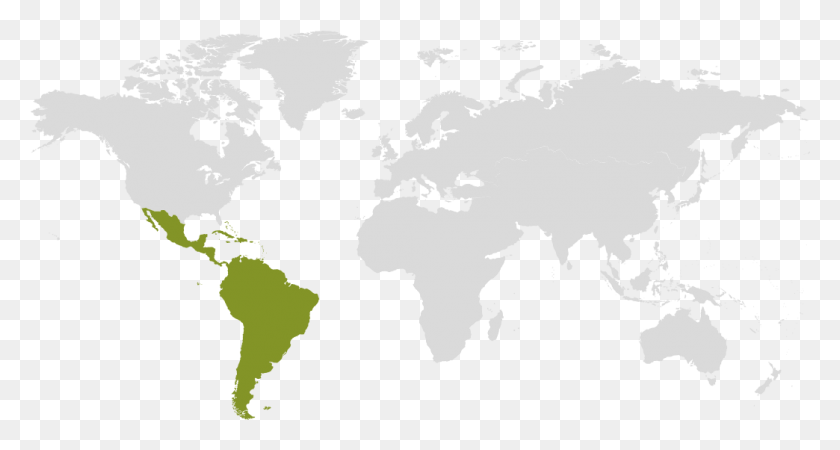 1044x522 Descargar Png / Mapa De América Latina Y El Caribe Png