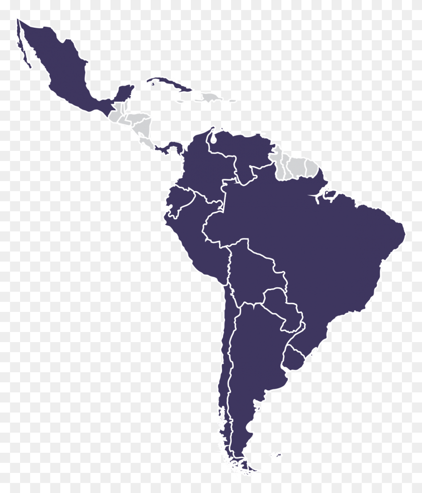 1187x1401 Latin American Integration Association Latin America Map Black, Map, Diagram, Atlas HD PNG Download