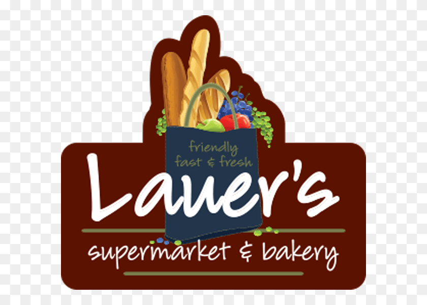 600x540 Lauers Footer Logo Lauer39s Supermarket, Advertisement, Text, Poster HD PNG Download