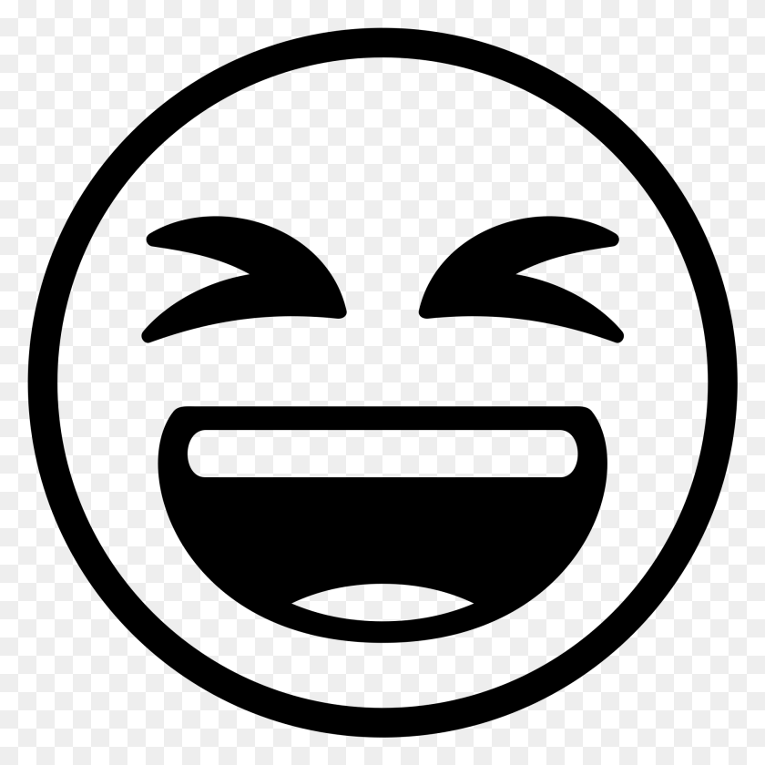 1877x1877 Laugh Emoji Black And White Laugh Emoji Black And White, Gray, World Of Warcraft HD PNG Download