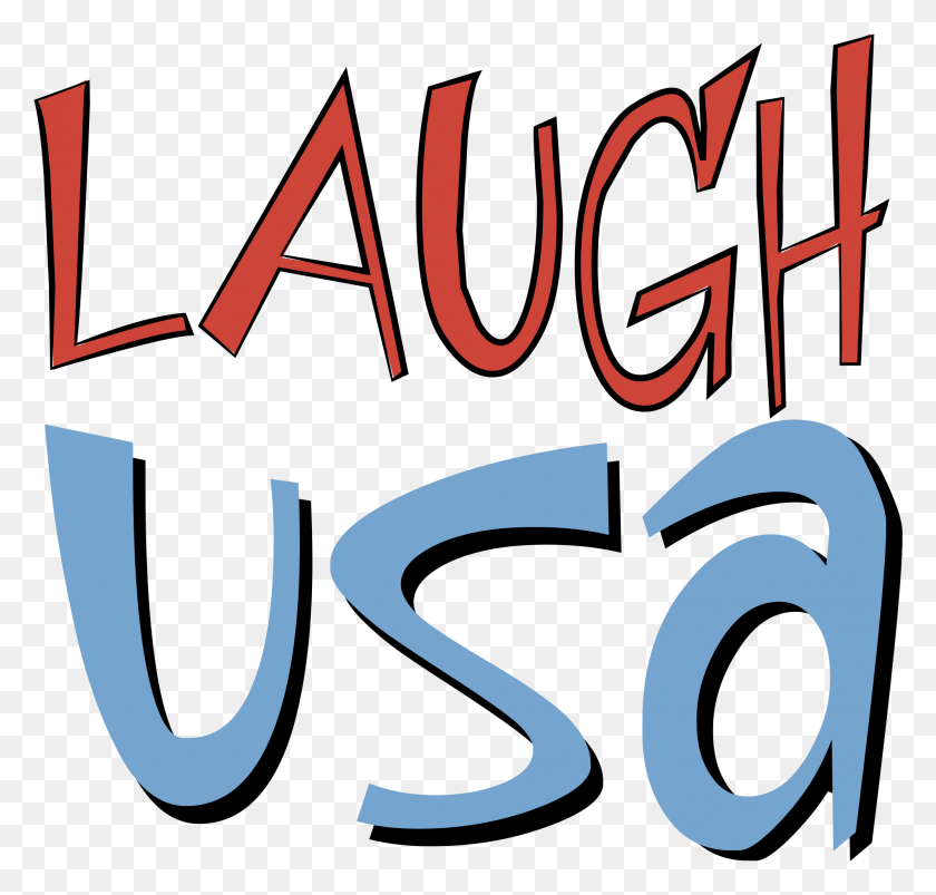 1997x1904 Descargar Png Laugh Usa Logo Transparente, Texto, Alfabeto, Word Hd Png