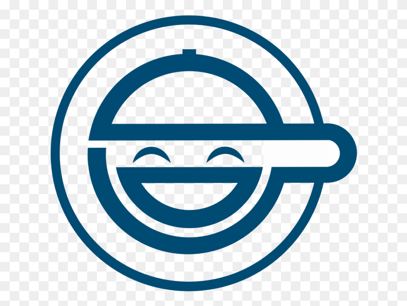 634x571 Laughing Man Ghost In The Shell Logotipo, Símbolo, Marca Registrada, Texto Hd Png