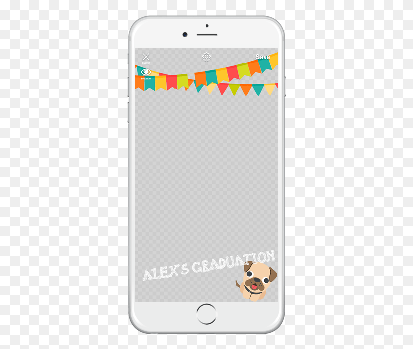 324x649 Launch Your Geofilter To Snapchat Via Filterpop Iphone, Electronics, Mobile Phone, Phone HD PNG Download