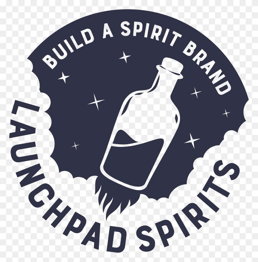 2000x2037 Launchpad Spirits Illustration, Poster, Advertisement, Bottle HD PNG Download
