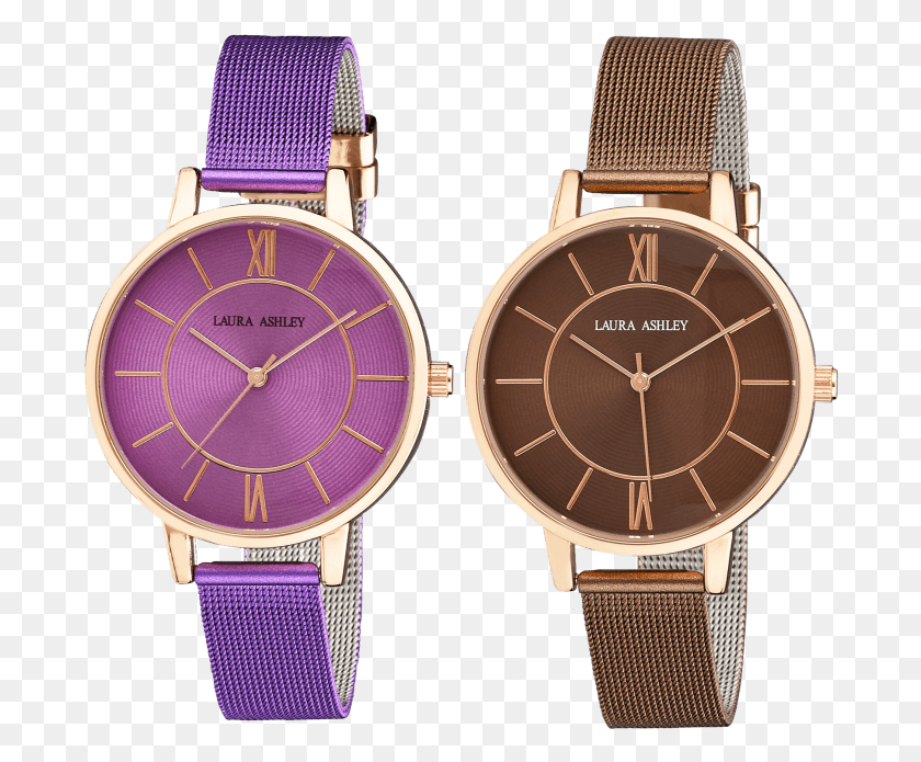 690x635 Laura Ashley Colored Mesh Band Roman Numeral Watches Watch, Wristwatch, Clock Tower, Tower HD PNG Download
