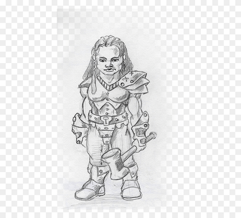 444x700 Laurel Dungeons And Dragons Costumes Sketch, Person, Human HD PNG Download
