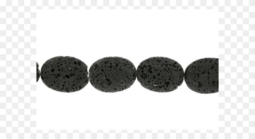 601x400 Lava Black Oval Beads Lava Beads Cookies And Crackers, Sponge HD PNG Download