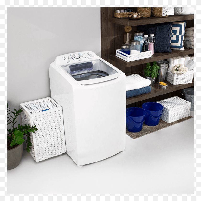 1103x1103 Lavadora De Roupas Electrolux Automtica 12kg Lac12 Washing Machine, Shelf, Appliance, Laundry HD PNG Download
