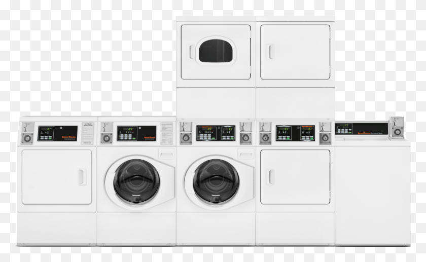 883x518 Lavadoras Y Secadoras Industriales Para Autoservicios Washing Machine, Appliance, Microwave, Oven HD PNG Download