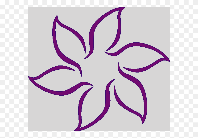 600x526 Lavender Flower Clip Art Free Lavender Flower Clip Flowers Outline, Graphics, Pattern HD PNG Download