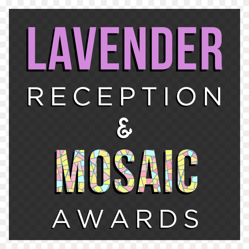 900x900 Lavender Reception Mosaic Awards Logo Poster, Text, Alphabet, Advertisement HD PNG Download