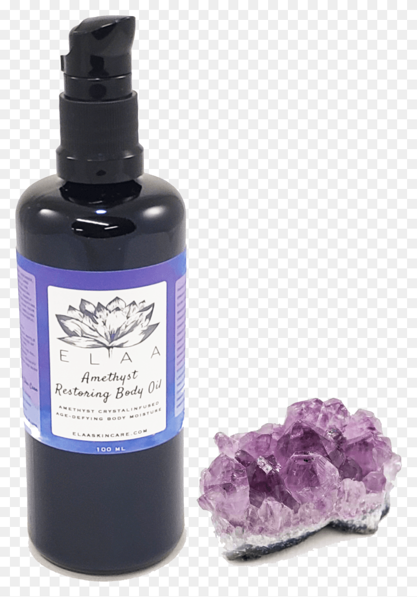 1576x2307 Lavender Vanilla Amethyst Restoring Body Oil, Bottle, Crystal, Plant HD PNG Download