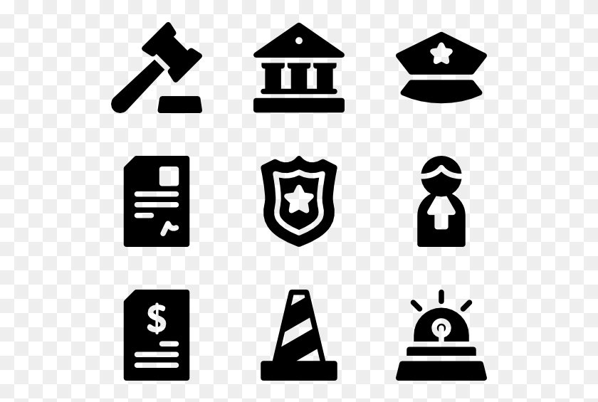 529x505 Law And Justice Google Suite Icon Black And White, Gray, World Of Warcraft HD PNG Download