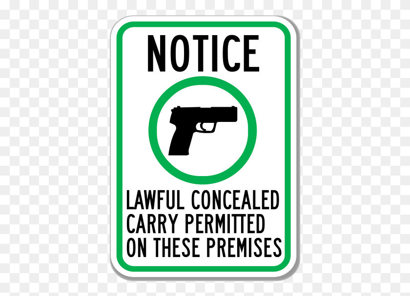 393x547 Lawful Concealed Carry Permitted Sign, Symbol, Gun, Weapon HD PNG Download