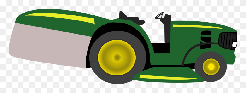 2261x750 Descargar Png Cortacésped John Deere Tractor Verde John Deere Tractor Png