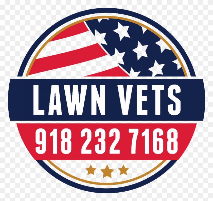 1407x1319 Lawn Vets Is A Veteran Owned And Operated Lawn Care Emblem, Logo, Symbol, Trademark HD PNG Download