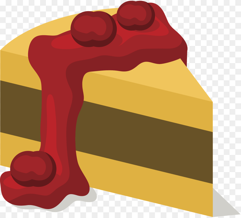 Layer Cake With Berry Sauce Dessert, Food, Dynamite, Weapon Clipart PNG