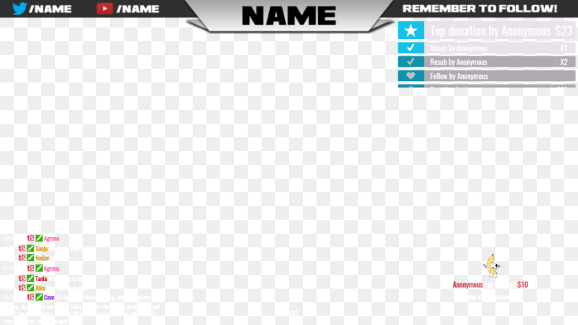 960x540 Layout De Stream, File, Person PNG