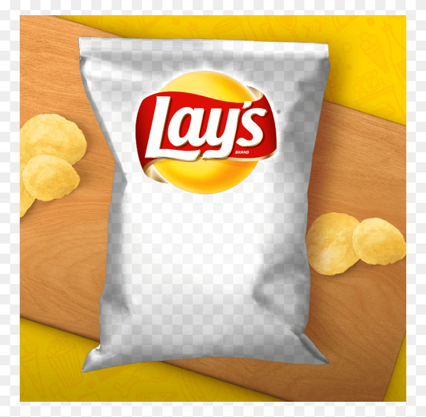 762x762 Lays Potato Chip Bag Template, Snack, Food, Plastic Bag HD PNG Download