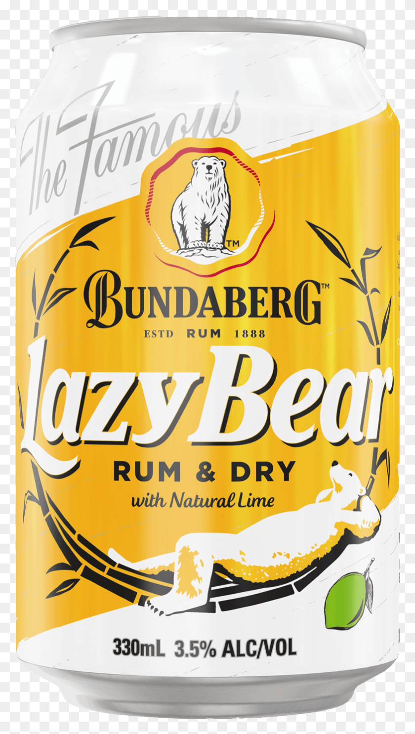 783x1431 Lazy Bundaberg Rum Lazy Bear, Beverage, Drink, Alcohol HD PNG Download