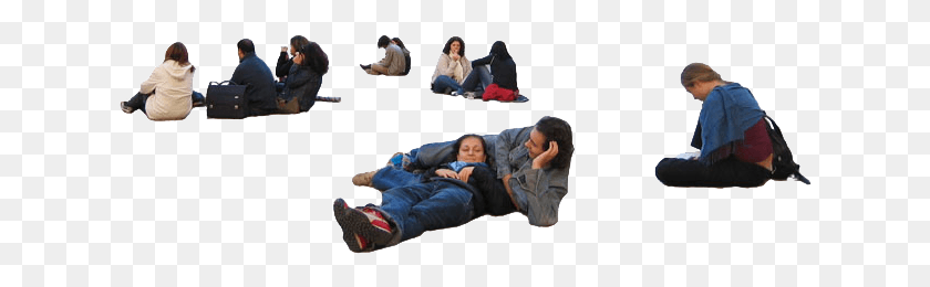 626x200 Lazy People Layin39 Around Sitting, Person, Human, Martial Arts HD PNG Download