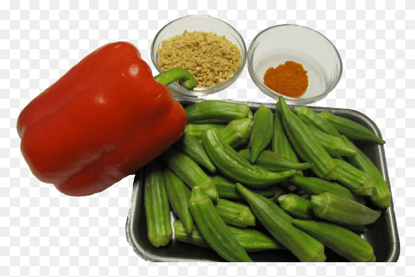 1600x1031 Lb Of Fresh Okra Okra, Plant, Vegetable, Food HD PNG Download