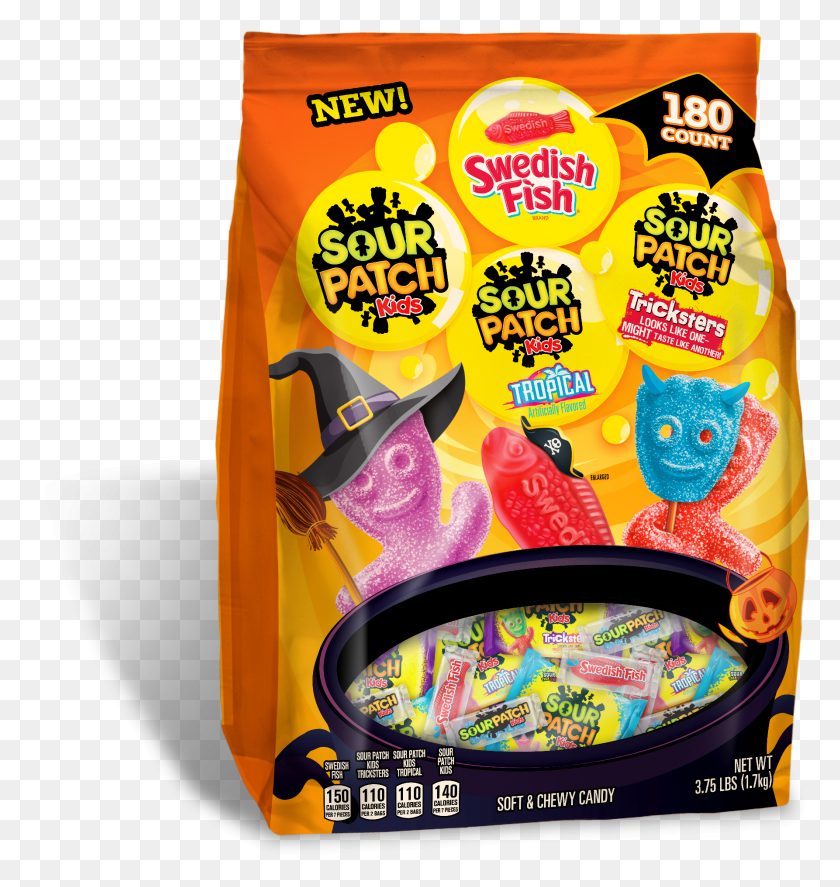 1786x1894 Lb Sour Patch Kids And Swedish Fish Treat Size Variety, Gum, Food Descargar Hd Png