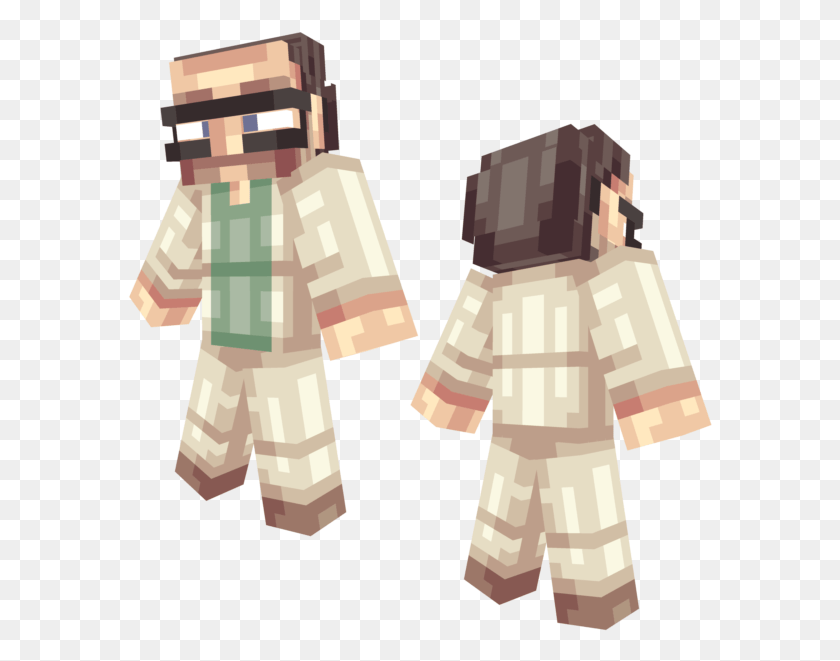 585x601 Lbnocpng Minecraft Breaking Bad Skins, Clothing, Apparel, Robe HD PNG Download