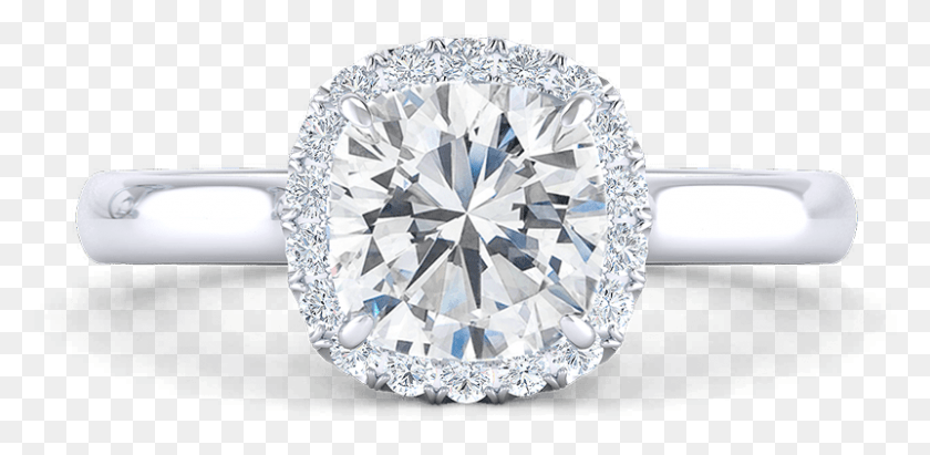 801x361 Ld Halo Solitaire Pre Engagement Ring, Diamond, Gemstone, Jewelry HD PNG Download