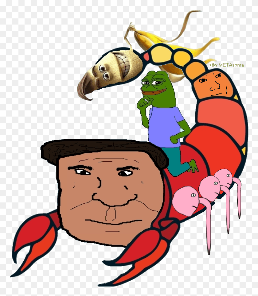 778x905 Le Epik 7chan Troller Here Eat Rat Poison Kids It Memes Jordan Peterson Lobster, Animal, Face, Costume HD PNG Download