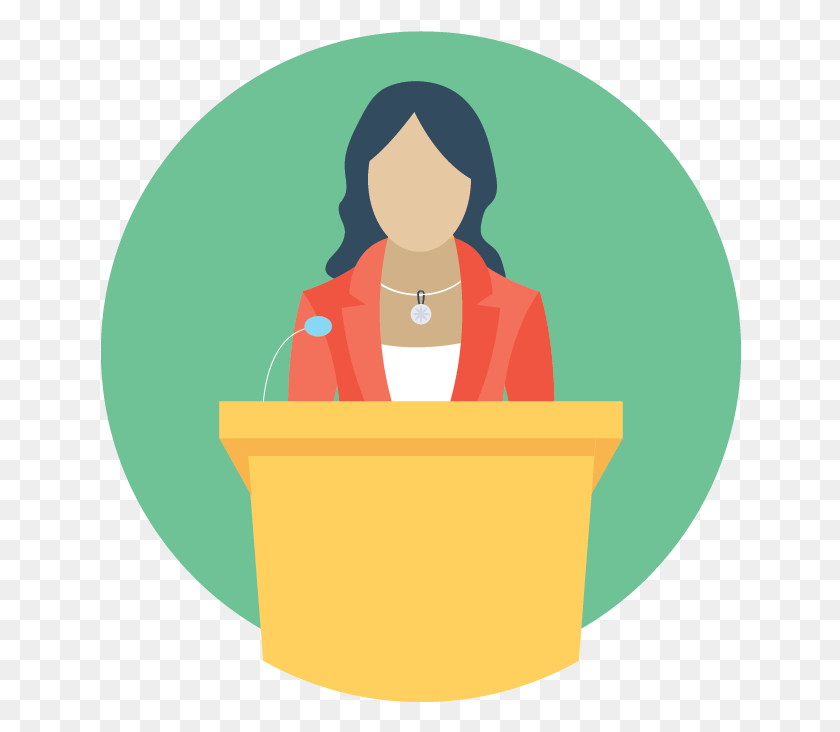 642x672 Leadership Icon, Audience, Crowd, Speech HD PNG Download