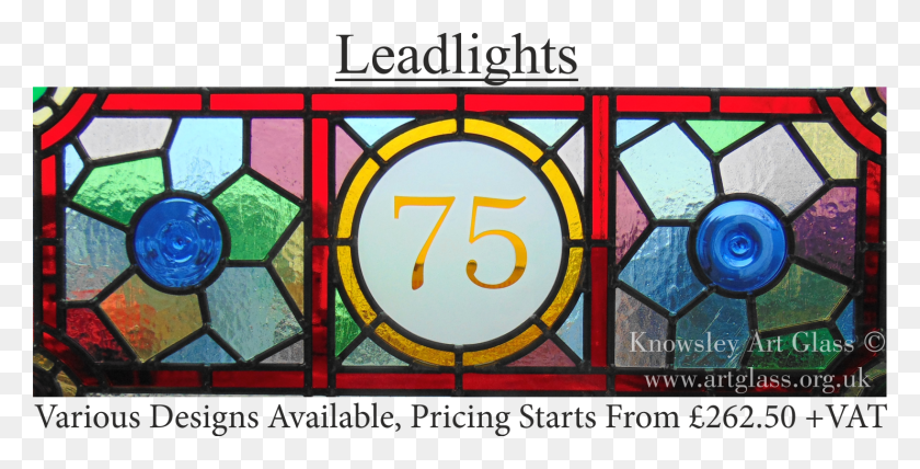 1482x701 Leadlights Stained Glass, Symbol, Number HD PNG Download